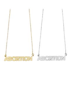 Abortion Necklace
