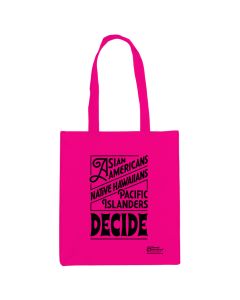 AANHPI Decide Canvas Tote