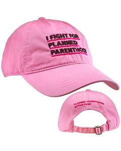 Pink I Fight For Planned Parenthood Baseball Cap