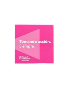 Tomando Accion. Siempre. Square Decal