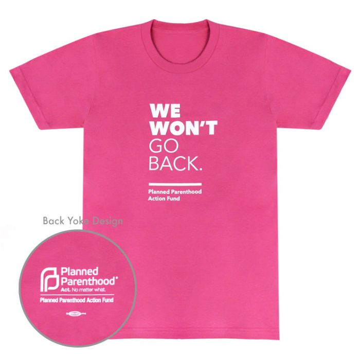 zwanger Conform Versterken We Won't Go Back T-shirt