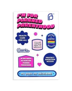 I'm For Planned Parenthood Sticker Sheet